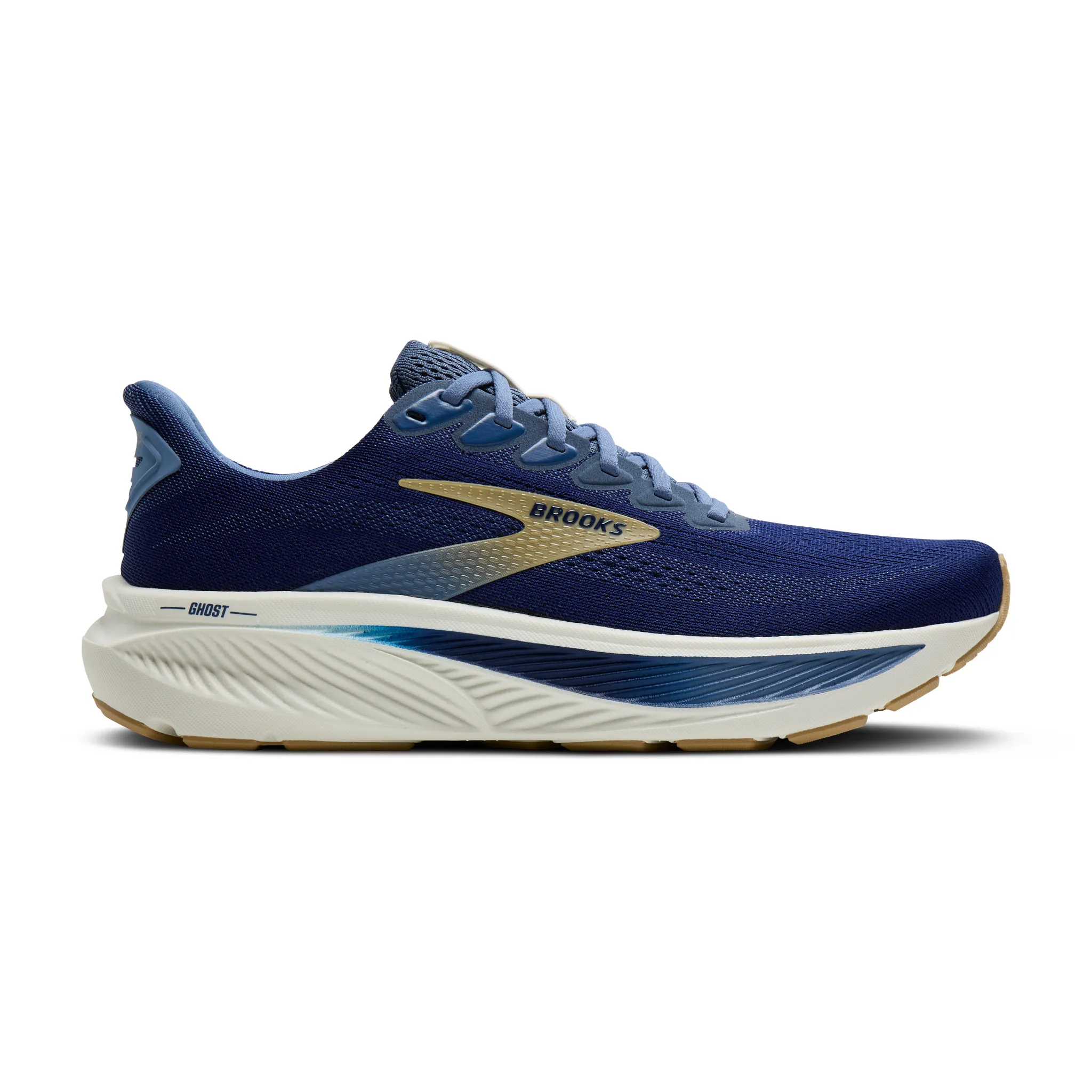 Brooks Mens Ghost 17 - Style 110442-443 BEACON BLUE/MOONLIGHT/STARFISH - Beacon Blue/SMoonlight/Starfish
