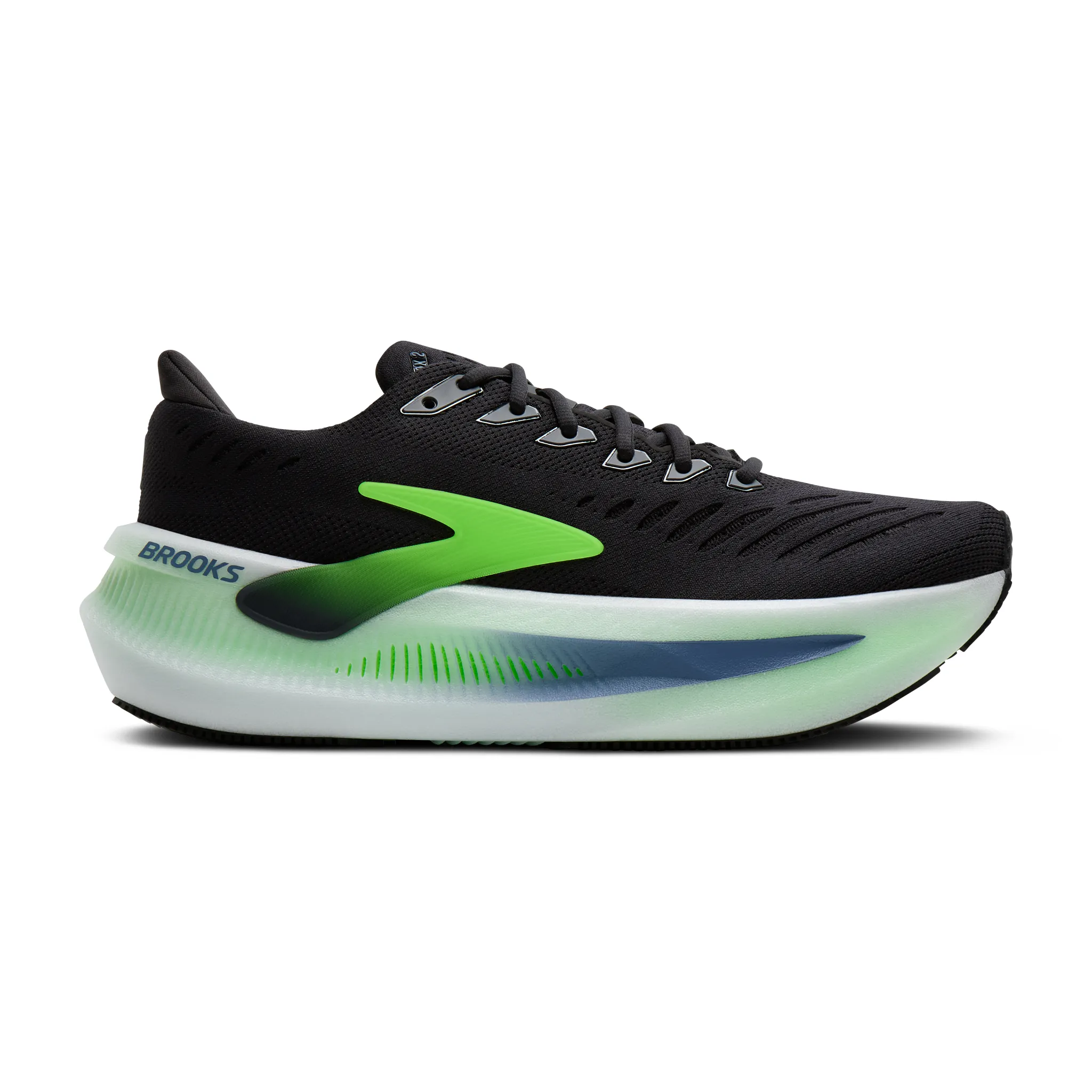 Brooks Glycerin Max 2 Mens - Style 110479-091 GLYCERIN MAX 2 - PHANTOM/WHITE/GREEN GECKO