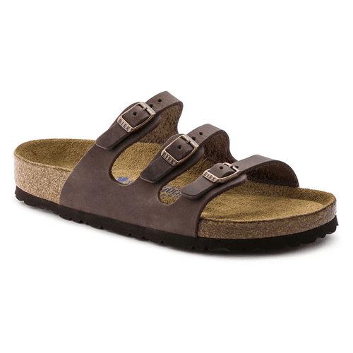 Birkenstock Florida Soft Footbed - Style 0053901 / HABANA OIL LEATHER - Habana Oiled Leather