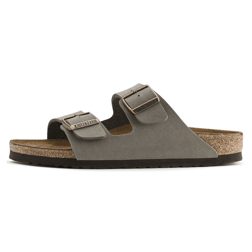 Birkenstock Arizona Birkibuc - Style 0151211/STONE BIRKIBUC - Image 2