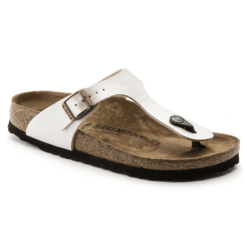 Birkenstock Gizeh Birko-flor - Style 0943871/ANTQ LACE/GRACEFUL PEARL BF - Graceful Antique Lace