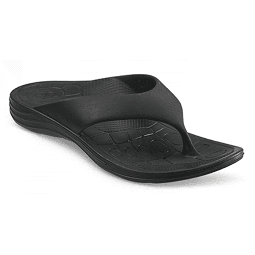 Aetrex Men's Maui Lynco Flips - Style L3000M - Black