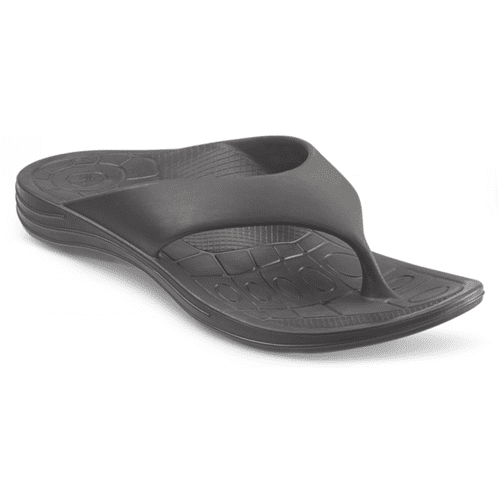 Aetrex Men's Maui Lynco Flips - Style L3100M - Charcoal