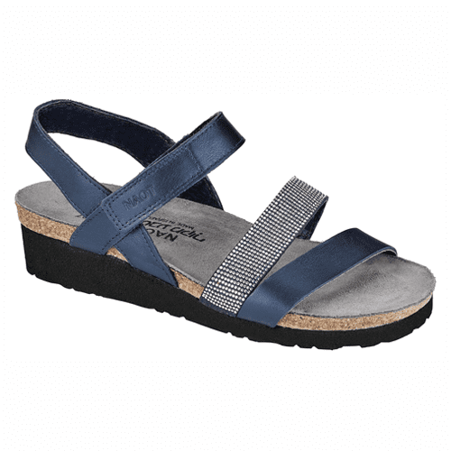 Naot Women's Krista - Style 7807-PAD - Blue, Metallic