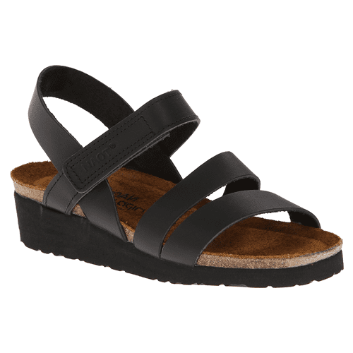Naot Women's Kayla - Style 7806-BLK/LTH - Black Matte Leather