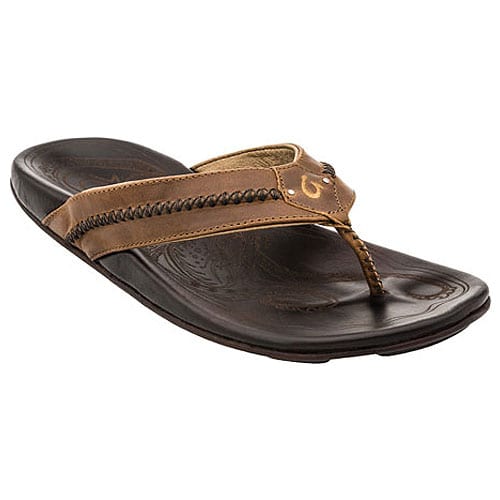 Olukai Men's Mea Ola - Style 10138-TDJ - Tan/Dark Java