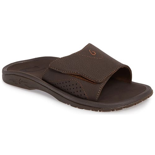 Olukai Men's Nalu Slide - Style 10332-DKJA - Dark Java/Dark Java