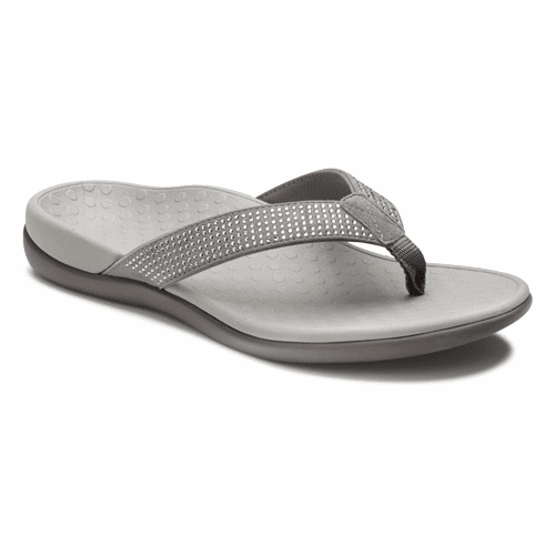 Vionic Tide Rhinestones Toe Post - Style 10000260/340-PWTR - Black, Blush, Champagne, Navy, Pewter