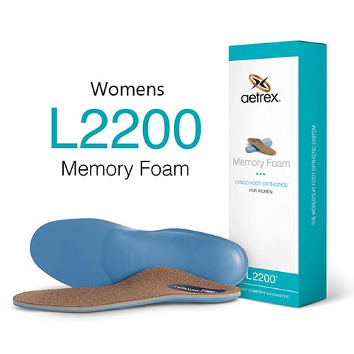 Aetrex Women's L2200 Memory Foam Orthotics - Style AETREXL2200W