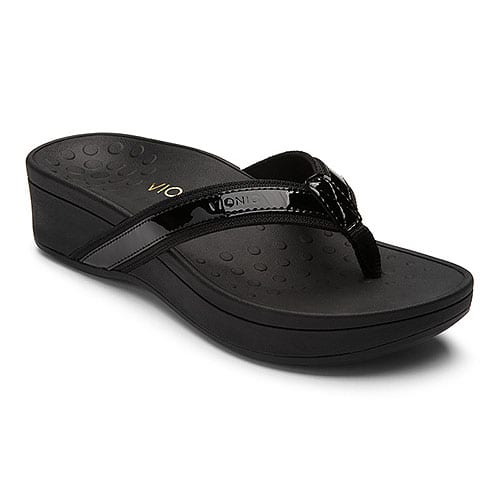 Vionic Women's High Tide Platform - Style 10000354-BLK - Black, Black Floral, Gold Cork, Navy, Navy Navy, Pewter, Red Leopard, Tan Leopard, Turquoise, White
