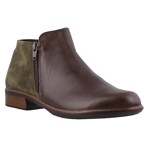 Naot Women's Helm - Style 26030-SBP - Pecan Brown/ Oily Olive Suede