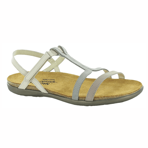 Naot Women's Judith - Style 7349-WAG - Stone Nubuck/Grey Nubuck/Beige Nubuck