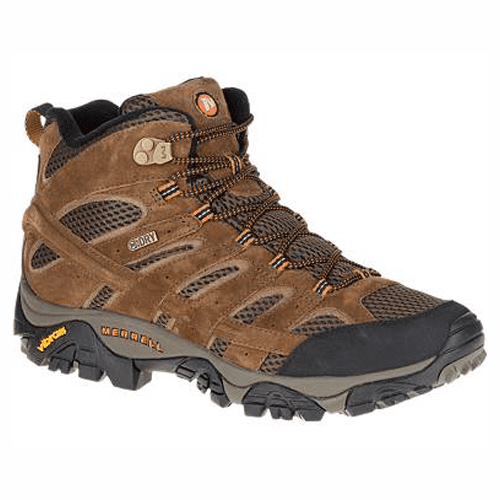 Merrell Men's Moab 2 Mid Waterproof - Style J06051-J06051W - Brown