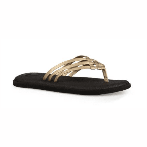 Sanuk Women's Yoga Salty - Style 1103941-CHMP - Black, Champagne, Opal/Indigo Bunting, Slate Rose
