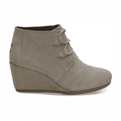 Toms Womens Kala Bootie - Style 10012955-10012956-10012957 - Black, Dark Grey, Taupe