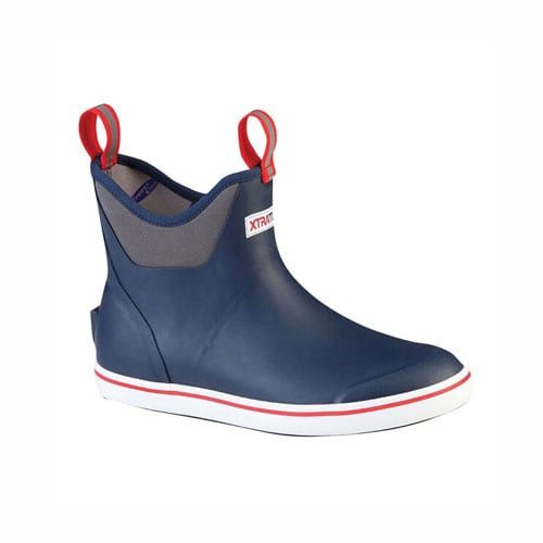 Xtratuf Men's 6" Ankle Deck Boot - Style 22733 - Navy/Red