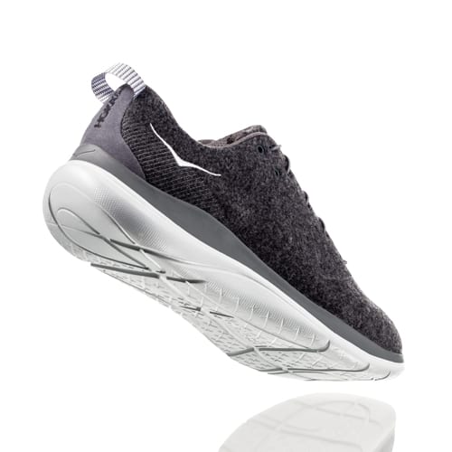Hoka Women's Hupana Flow Wool - Style 1105590 - Grey, Gray - Image 3