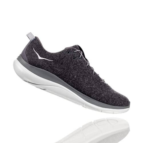 Hoka Women's Hupana Flow Wool - Style 1105590 - Grey, Gray - Image 2