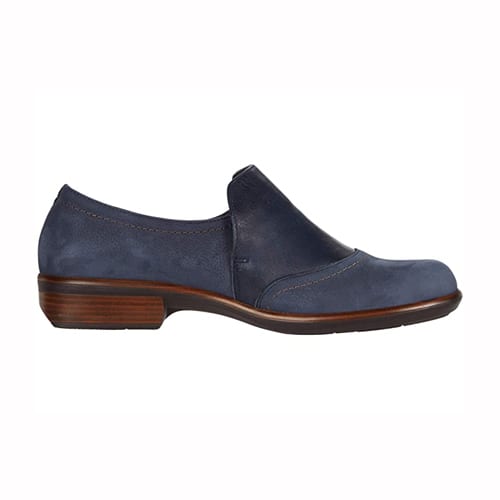 Naot Women's Angin - Style 26054-PCY - Soft Ink Leather/Navy Velvet Nubuck