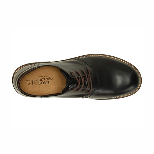 Naot Men's Chief - Style 80024-BLK/RAV/LTR - Black Raven Leather/ Walnut Leather - Image 3