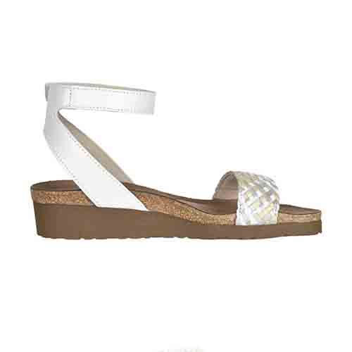 Naot Women's Abbie Elegant - Style 4031-YE3 - White/Silver