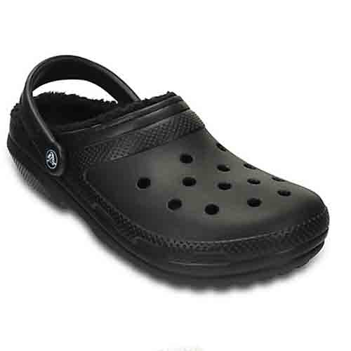 Croc Classic Lined Clog - Style 203591-060BLK - Black/Black