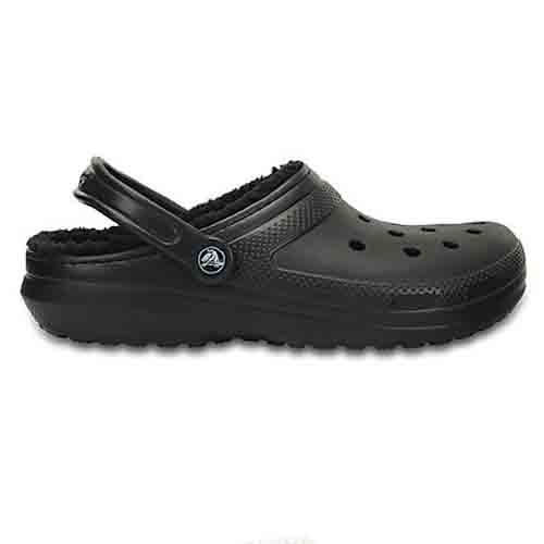 Croc Classic Lined Clog - Style 203591-060BLK - Black/Black - Image 4