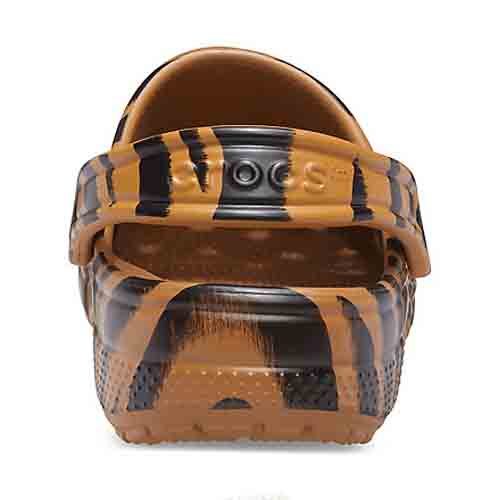 Crocs Classic - Style 206676-GOLD - Dark Gold/Zebra Print - Image 6