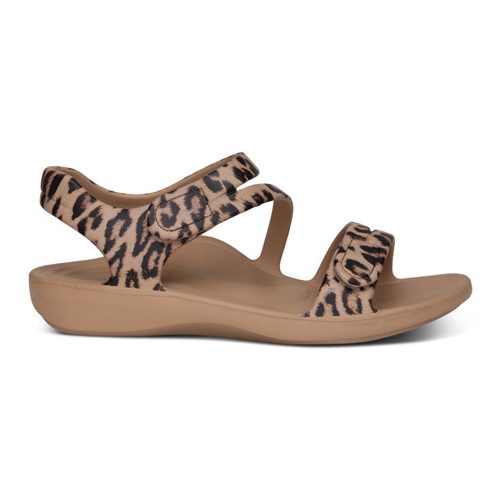 Aetrex Women's Jillian Sport - Style L8004 - Leopard - Image 2