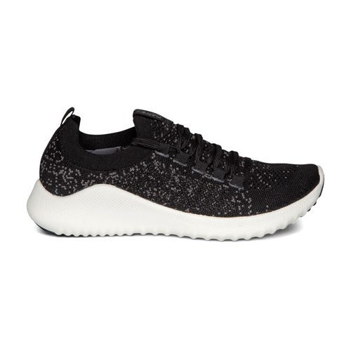 Aetrex Women's Carly Arch Support Sneakers - Style AS100 - Black - Image 2