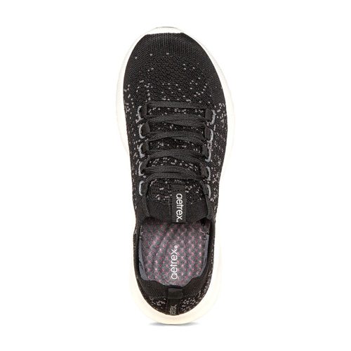 Aetrex Women's Carly Arch Support Sneakers - Style AS100 - Black - Image 4