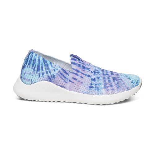 Aetrex Women's Angie Arch Support Sneakers - Style AS137 - White, Blue, Purple - Image 5