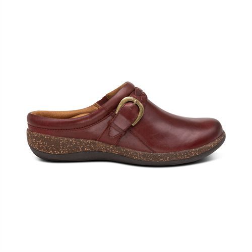 Aetrex Women's Libby Braided Clog - Style DM209 - Red - Image 3