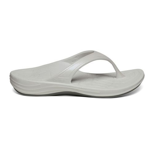 Aetrex Women's Fiji Orthotic Flips - Style L7002 - White - Image 4