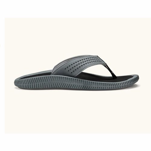 Olukai Men's Ulele - Style 6C40DKSB - Dark Shadow/Black