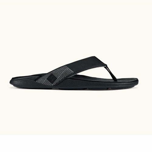 Olukai Men's Vegan Tuahine - Style 10465-BLK - Black