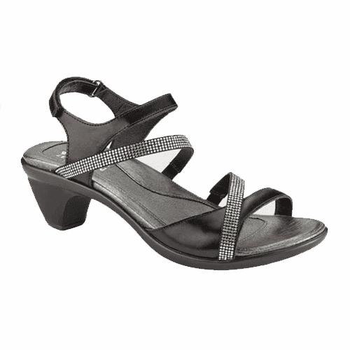 Naot Women's Innovate - Style INNOVATE-NWF - Black Leathe Combo Stones