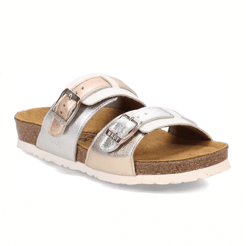 Naot Women's Santa Cruz - Style SANTA CRUZ-NYB - Soft Silver/Radient Gold