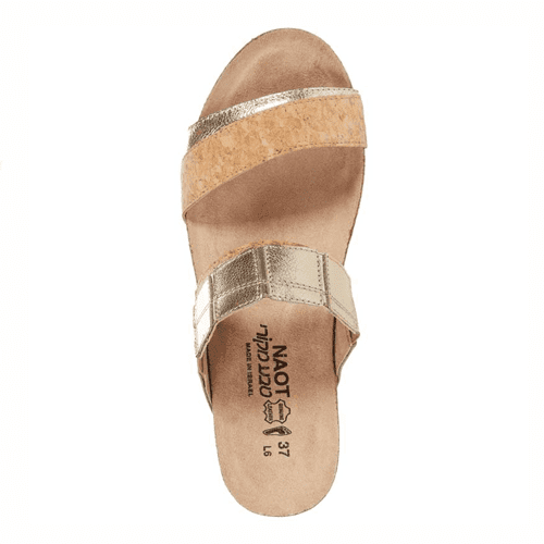 Naot Women's Royalty - Style ROYALTY-YE1 - Radiant Gold Leather - Image 3