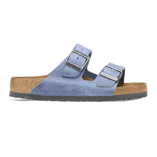 Birkenstock Arizona SF - Style ARIZONA 1022477/509 SFB REG/NAR - Dusty Blue Oiled Leather - Image 2