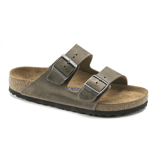 Birkenstock Arizona SF - Style ARIZONA 1019313/377 SF REG/NARROW - Khaki Oiled Leather