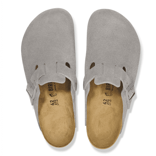 Birkenstock Women's Boston SD - Style BOSTON 1027751 SD NAR - Stone Coin - Image 3