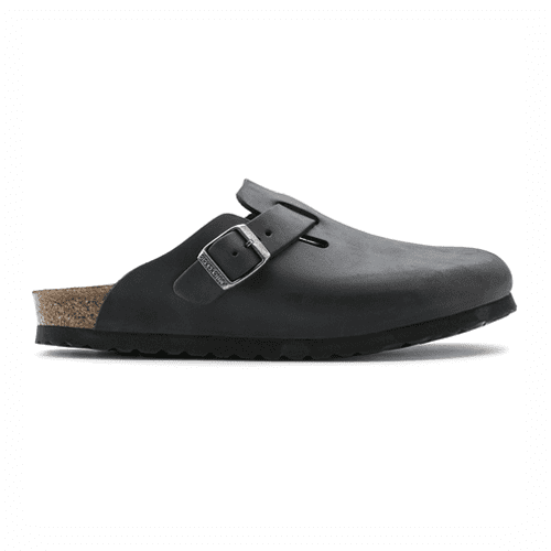 Birkenstock Boston - Style BOSTON 0059461 - Black Oiled Leather - Image 2
