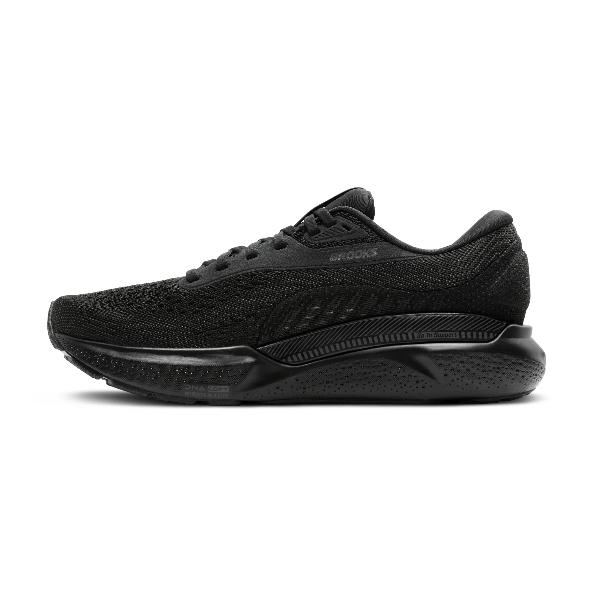Brooks Mens Adrenaline GTS 24 - Style 110437-020 24 BLACK/BLACK/EBONY - Image 5