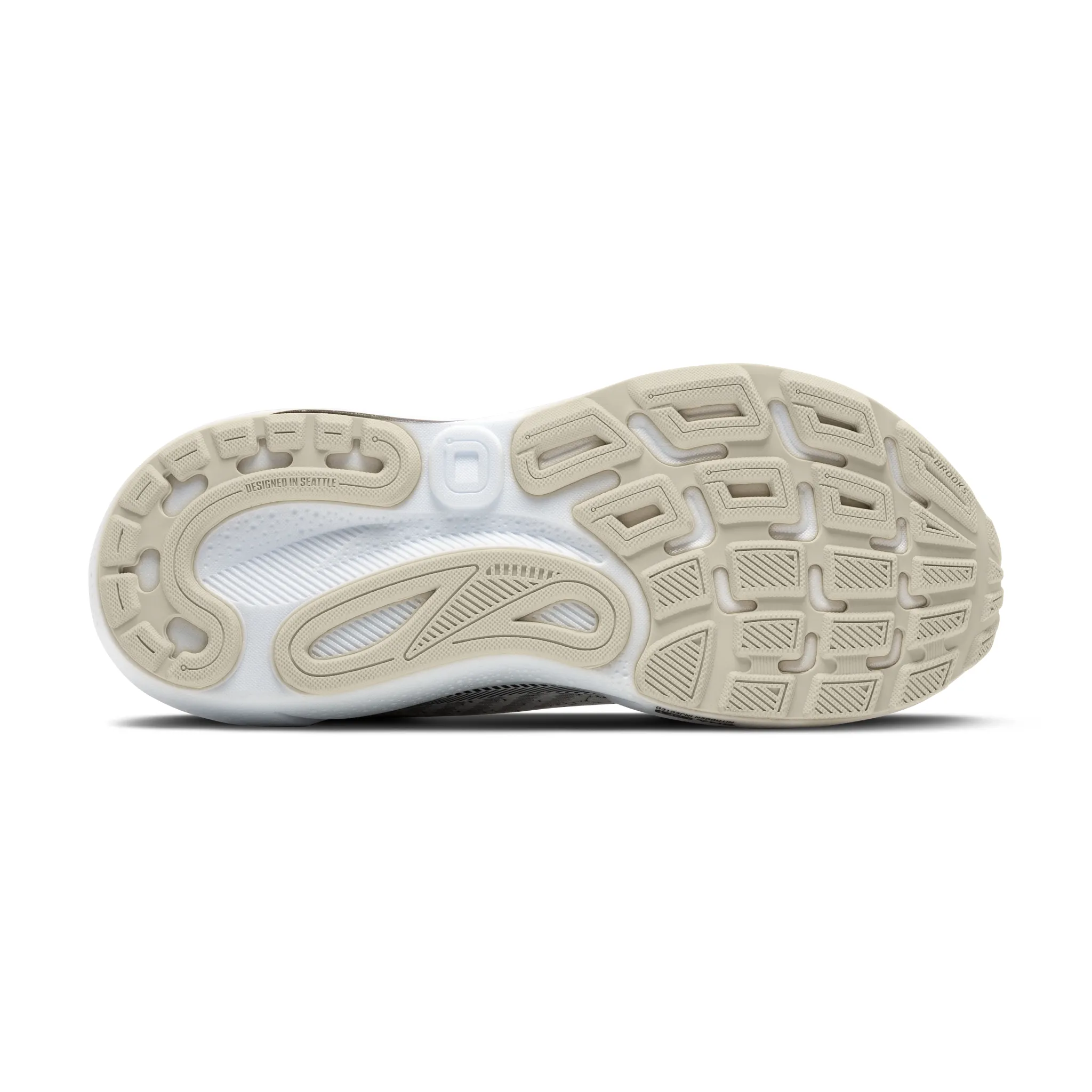 Brooks Mens Adrenaline GTS 24 - Style 110437-126 WHITE/BLACK/PELICAN - White/Black/Peclican - Image 2